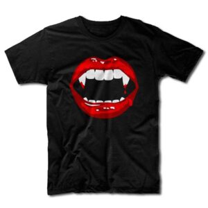Remera Labios de Mujer Vampiro