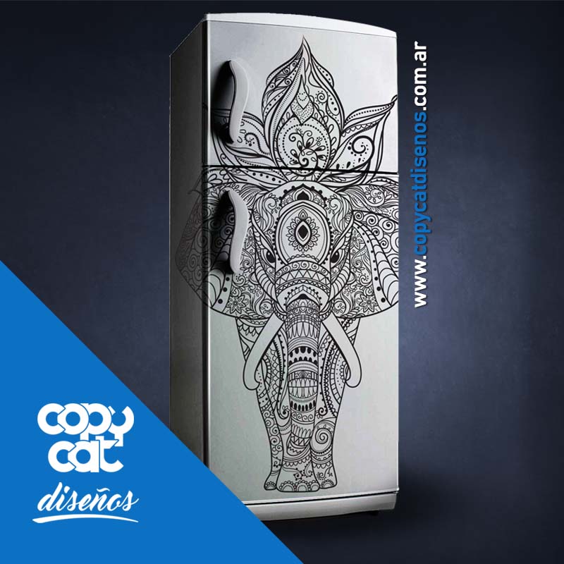 Ploter Elefante Mandala