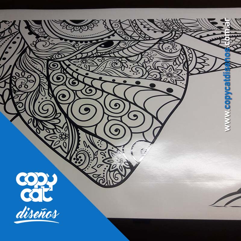 Ploter Elefante Mandala - Imagen 4