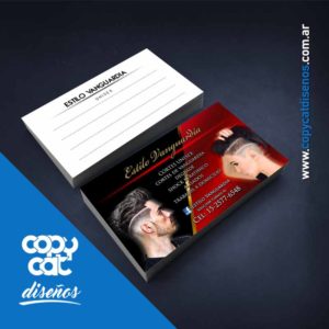 Tarjetas Estilo Vanguardia Peluquería