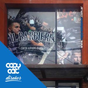 Ventanal Il Barbiere Barbería