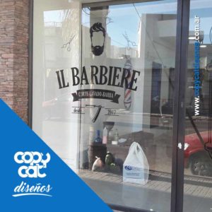 Vidriera Barbería