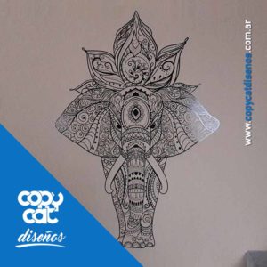 Vinilo Pared Elefante