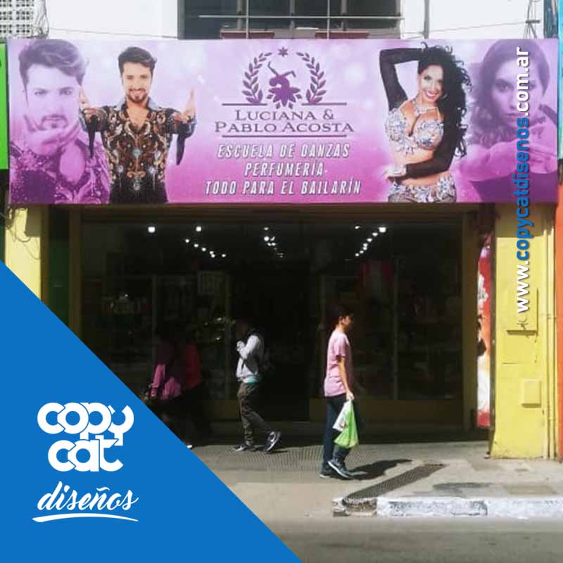 Lona Cartel Escuela de Danzas