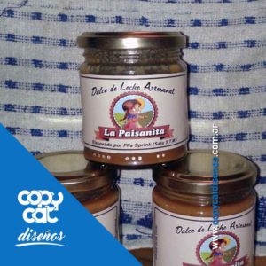 Etiquetas Dulce de Leche Artesanal