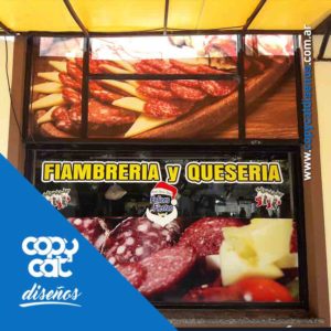Vinilo Ventanal Carnicería