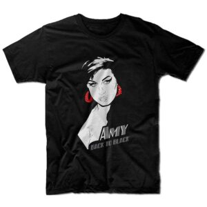 Remera Amy Winehouse - Back to Black