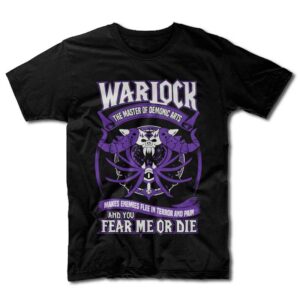 Remera Warlock – Fear me or Die