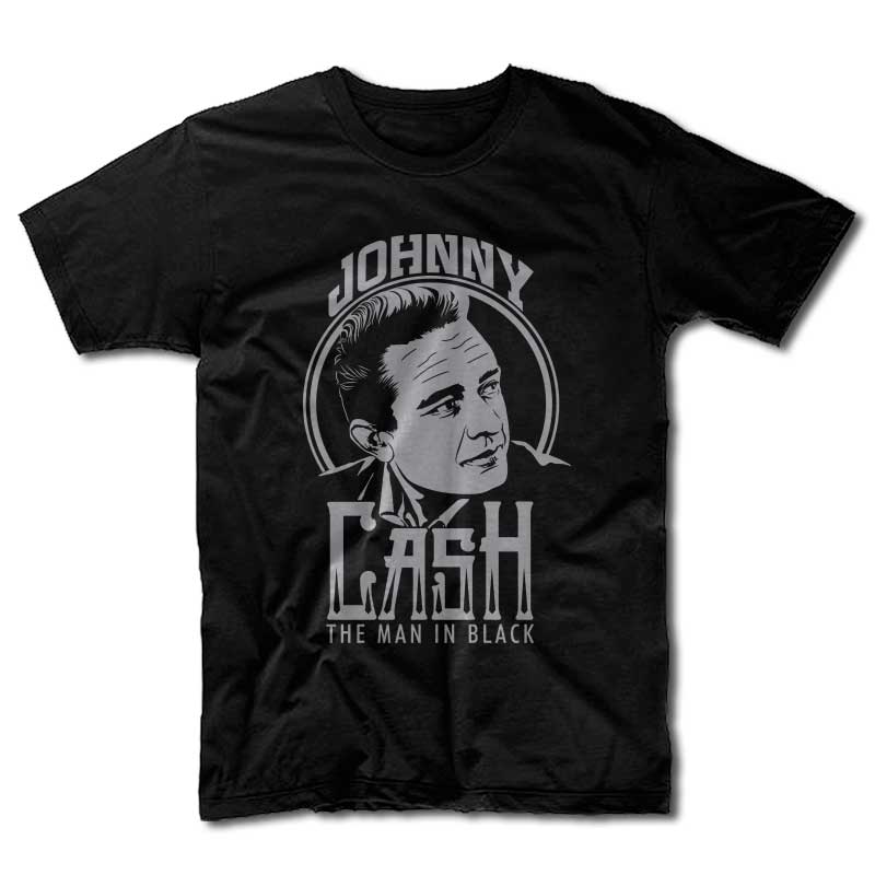 Remera Johnny Cash – El Hombre de Negro