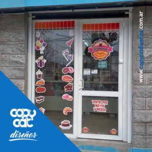 Vidriera Cotillón y Repostería Giovanna