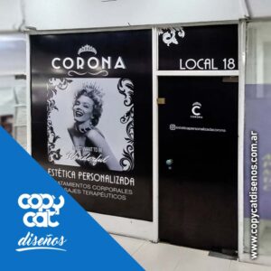 Vidriera Estética Marilyn Monroe