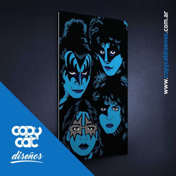 Cuadro Kiss - Creatures of the night