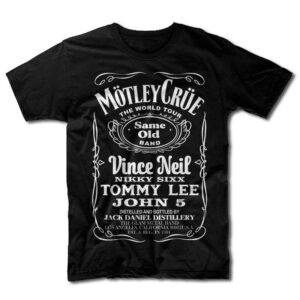 Remera Jack Daniels - Mötley Crüe