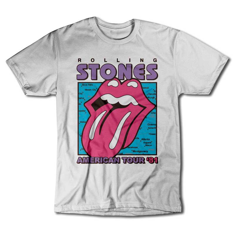 Remera The Rolling Stones - American Tour 81