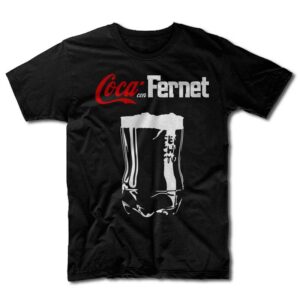 Remera Coca con Fernet - Botella cortada