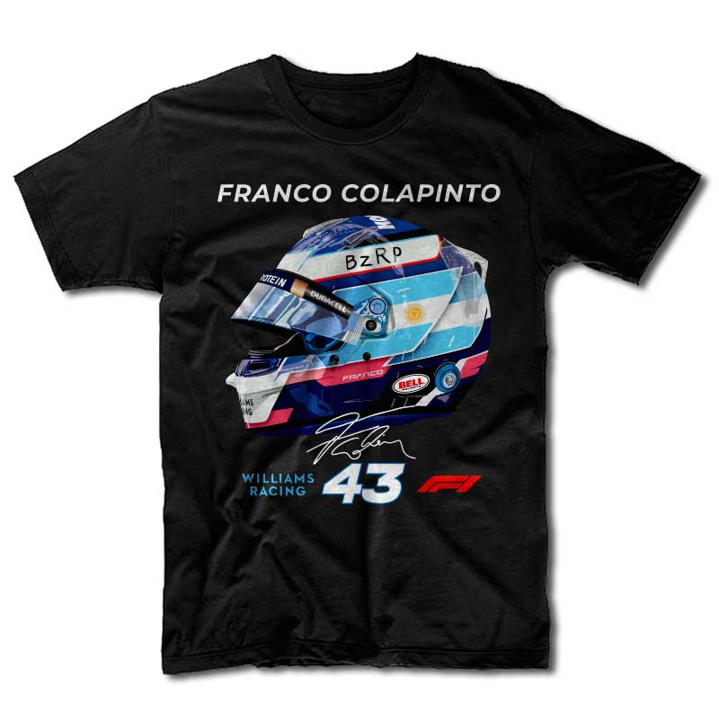 Remera Colapinto - Casco BZRP
