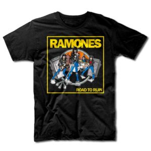 Remera Ramones - Road to ruin