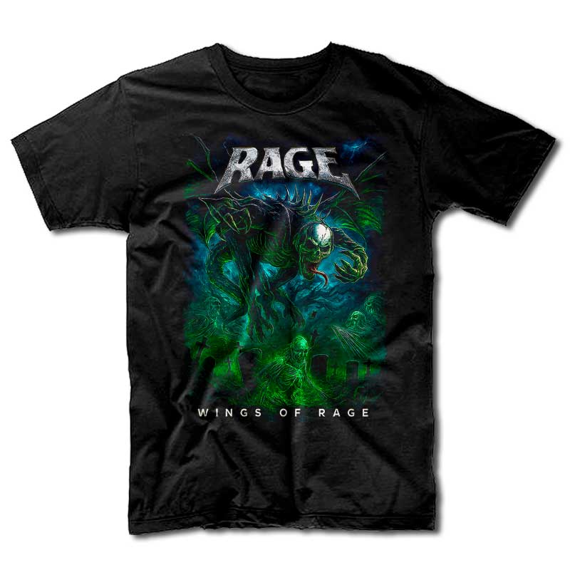 Remera Rage - Wings of rage