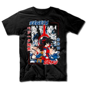 Remera Dragon Ball - Vegeta vs Gokú