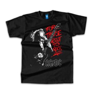 Remera AC/DC - For those about to Rock