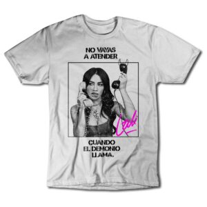 Remera Lali - No vayas a atender cuando el Demonio llama