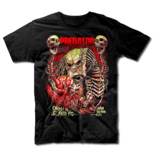 Remera Predator - Blood and Skull