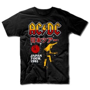 Remera AC/DC - Japan Tour 1981