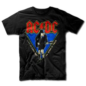 Remera AC/DC - Live World Tour 1979
