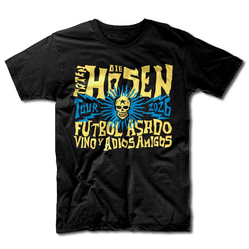 Remera Die Toten Hosen - Fútbol Asado y Vino Tour 2026 - Imagen 2