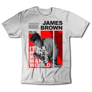 Remera James Brown - It´s a man´s man´s world