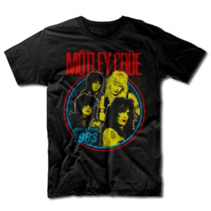 Remera Motley Crüe - World Tour 1983