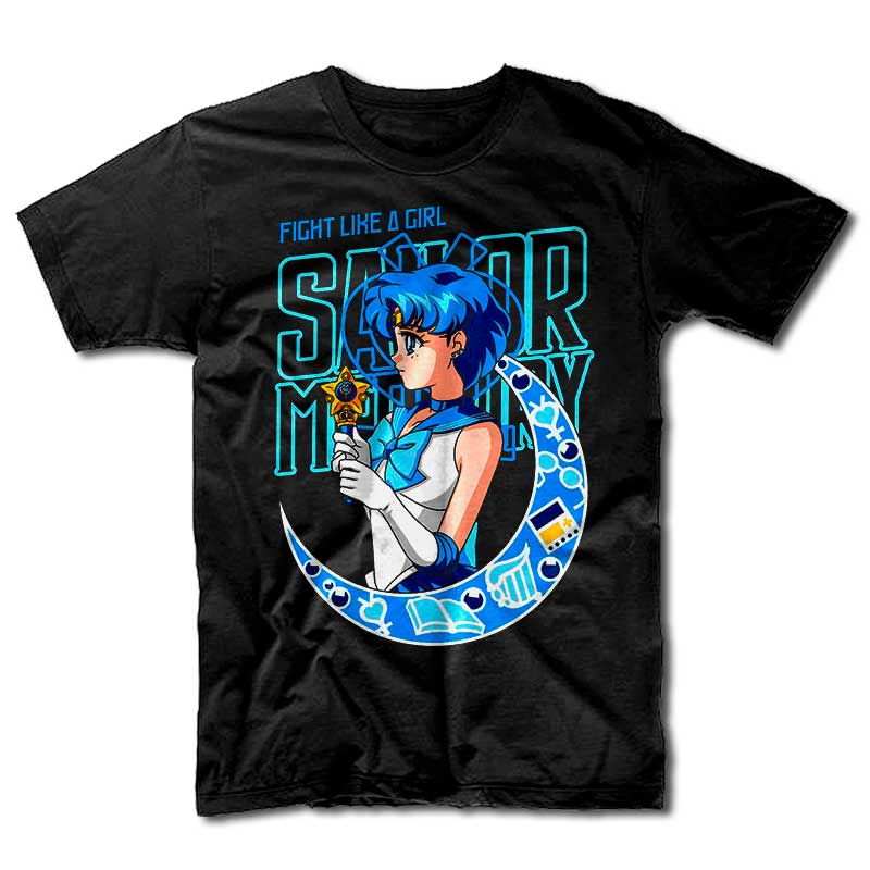 Remera Sailor Mercury - Amy Mizuno