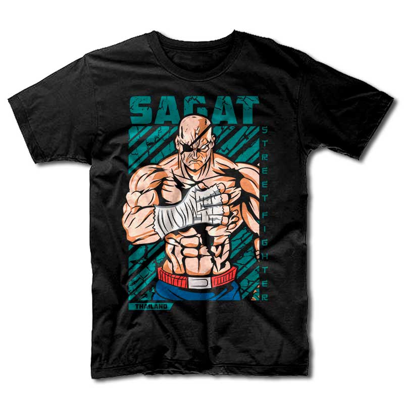 Remera Street Fighter - Sagat Thailand