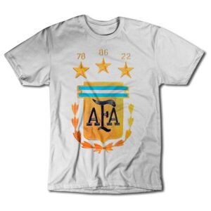 Remera Escudo AFA - 3 Estrellas
