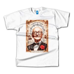 Remera Pugliese - Osvaldo Pugliese Clavel Rojo
