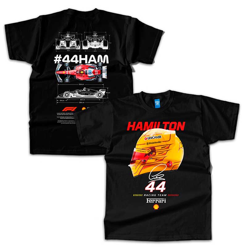 Remera Lewis Hamilton - Casco 2026