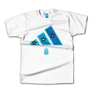 Remera AFA Selección Argentina - Adidas 3 estrellas