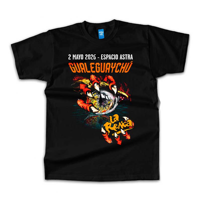 Remera La Renga - Gualeguaychú 2026
