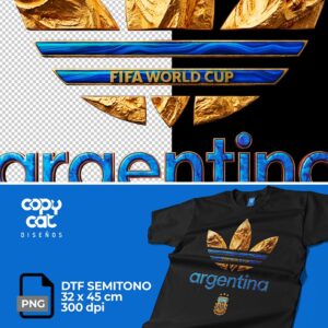 Semitono Argentina Adidas 3 franjas