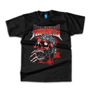 Remera Airbag - Calavera roja