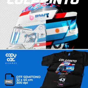 Semitono Franco Colapinto Casco F1 2026