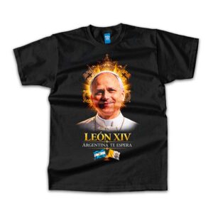 Remera Papa Leon XIV - Argentina 2026